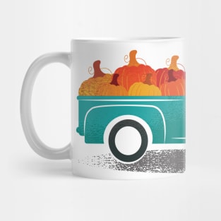 Pumpkin Pickup Truck Mug